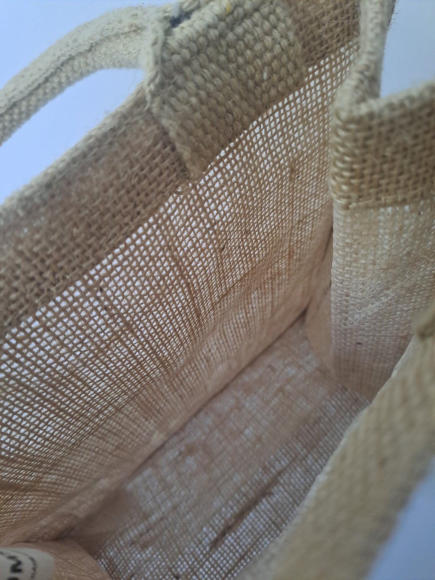 The Plant Guardian - handsewn jute bag (small)