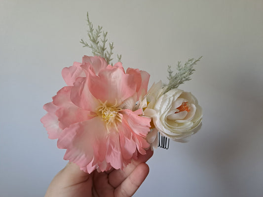Floral Hair Comb #1