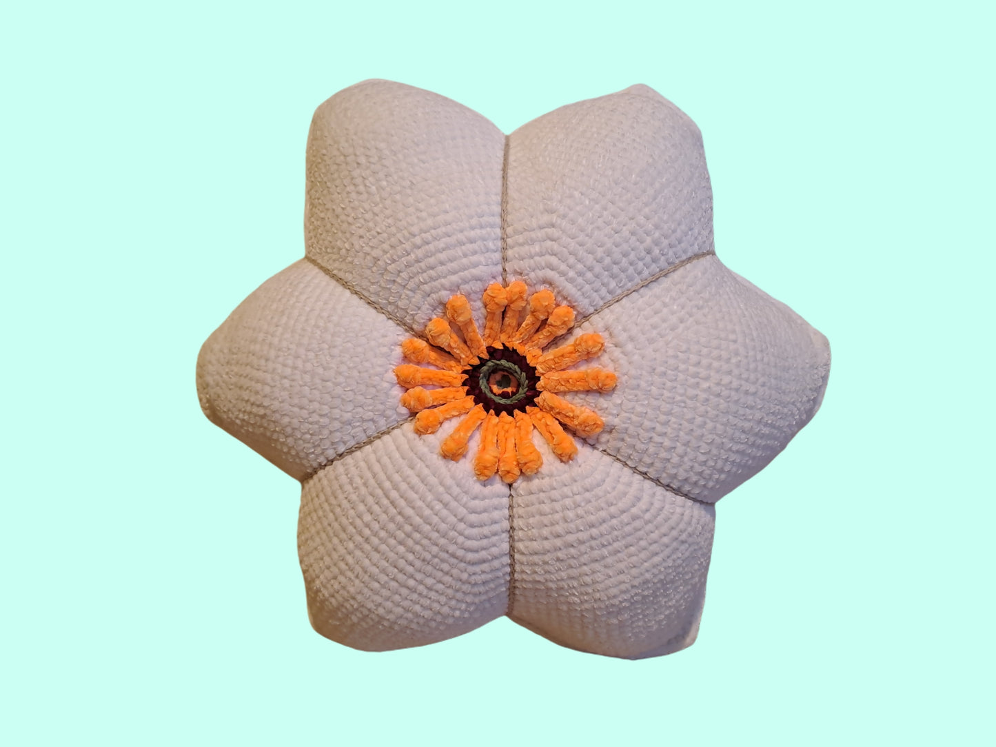 Velvet Flower Cushion