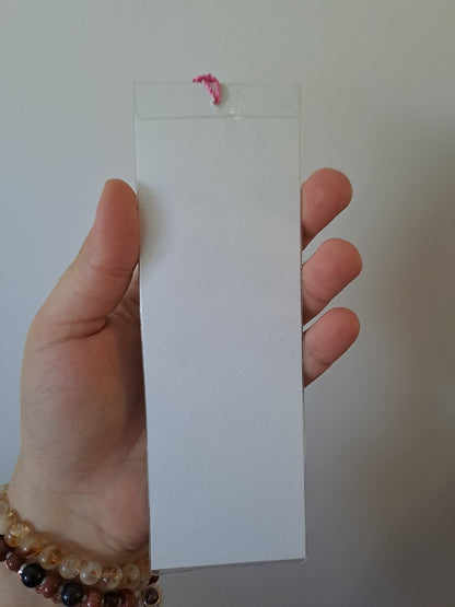 Magic Snail - handpainted bookmark