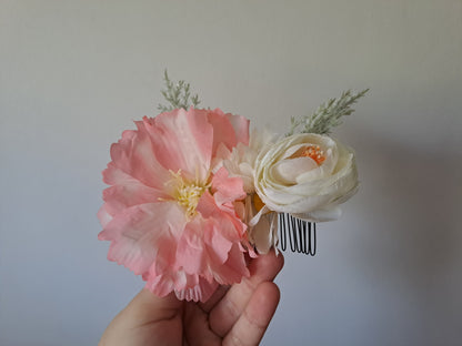Floral Hair Comb #1
